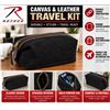 Image 1 : Rothco Canvas & Leather Travel Kit Black