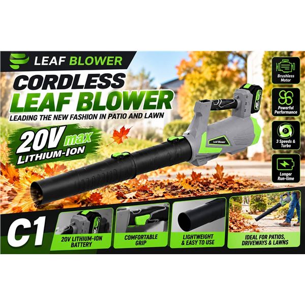 Leaf Blower Cordless 20V Lithium Ion C1