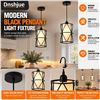 Image 1 : Dnshjue Modern Black Pendant Light Fixture