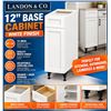 Image 1 : Landon & Co. 12" Base Cabinet White Finish