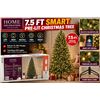 Image 1 : 7.5ft Smart Twinkling Balsam Fir Slim LED Tree