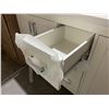 Image 5 : Double Sink White Bathroom Vanity 60x20x39in