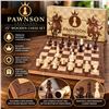 Image 1 : Pawnson Creations 15" Wooden Chess Set