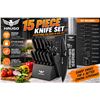 Image 1 : Haugo Panther Series 15 Piece Knife Set