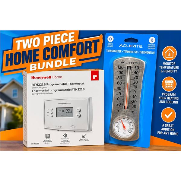 AcuRite Thermometer And Honeywell Thermostat