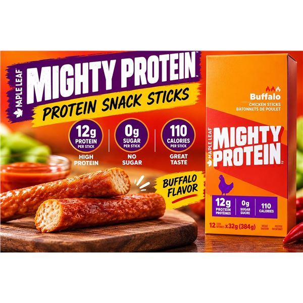Mighty Protein Buffalo Chicken Sticks 4 x 384g