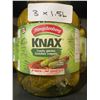 Image 3 : Hengstenberg KNAX Crunchy Gherkins 3 x 1.5L