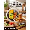 Image 1 : HO-YA Teriyaki Instant Noodles 6x80g
