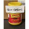 Image 2 : Keen's Prepared Hot Mustard 12 x 125ml