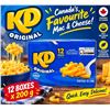 Image 1 : Kraft Dinner Original 12-Pack Macaroni Cheese x 200g