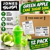 Image 1 : Jones Green Apple Soda Syrup 720ml x 12 Case