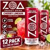 Image 1 : 12 Pack ZOA Cherry Limeade Energy Drink 355ml