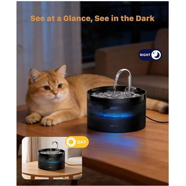 GiotoHun 2L Pet Water Fountain Model H1