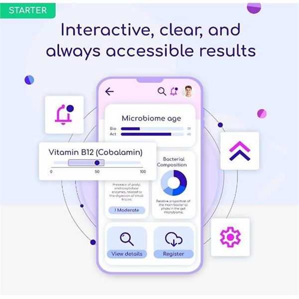Vivabioma Starter Kit TG6777 â€“ Microbiome Test: Discover Your Biological Age and