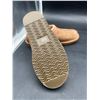 Image 3 : Shearling Lined Suede Slippers Size US Ladies 9 Mens 8