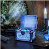 Image 1 : Treasure Chest Projection Lamp Blue Night Light