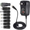 Image 1 : Universal AC Plug-in Adapter 30W 3-12V 8 DC Tips