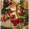 Image 1 : Animated Rope Climbing Santa Christmas Ornament