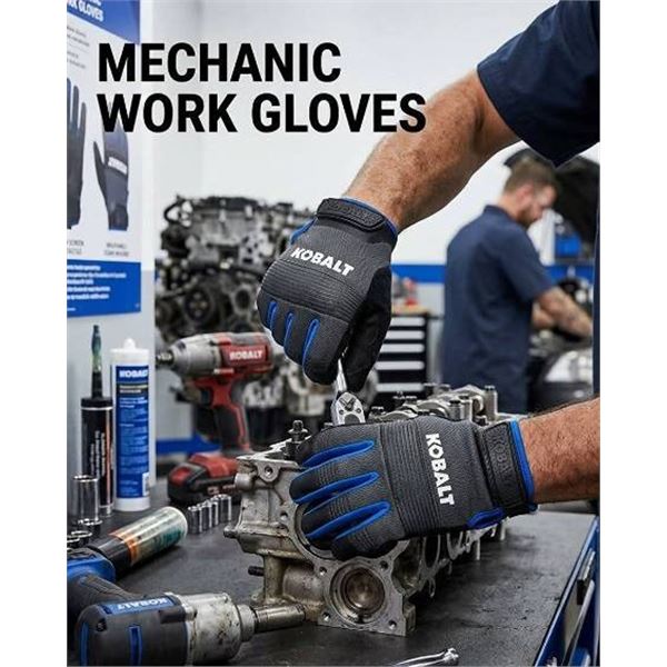 Kobalt Black Work Gloves Size Medium Pair