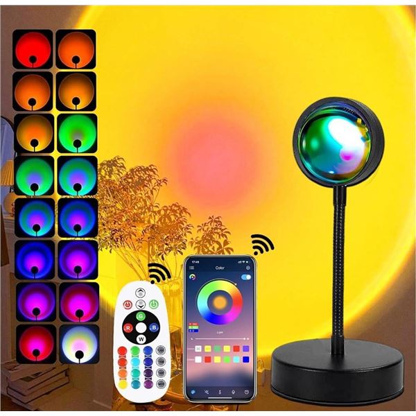 RGB Sunset Lamp Projector with Remote