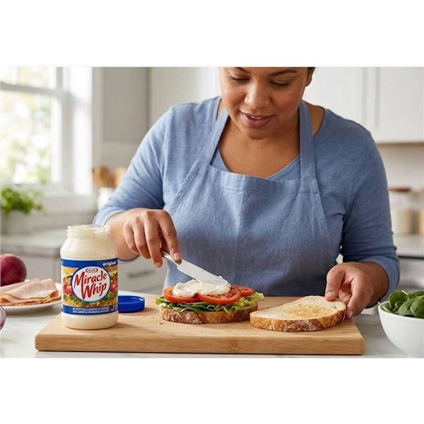 Kraft Miracle Whip Original 475ml, 4 Jars