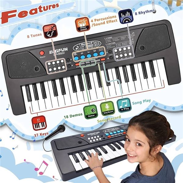 BifFun 37-Key Electronic Keyboard BF-630A1