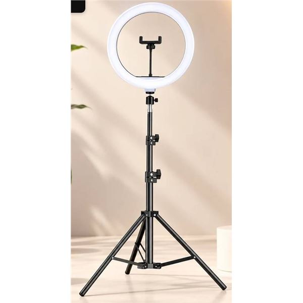 LED Ring Light with Adjustable Stand Kit New