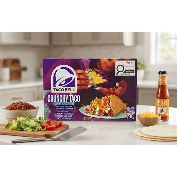 Taco Bell Crunchy Taco Cravings Kit 3 Boxes