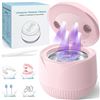 Image 1 : Aotuda Ultrasonic Cleaner 45kHz, 200ml, Pink