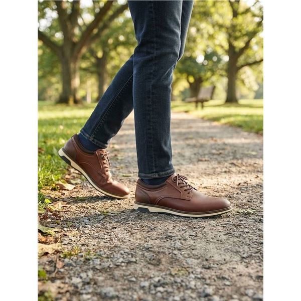 ALDO Dark Tan Men's Dress Shoes Size 8