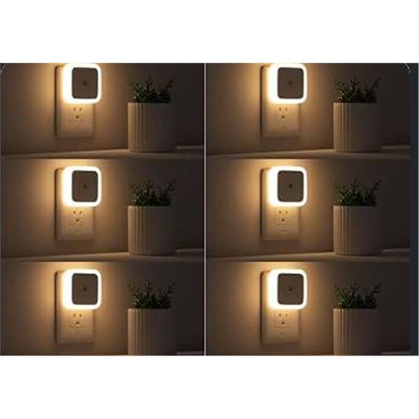 LED Night Light 6 Pack Plug-In White No. 603