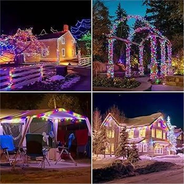 2 Fullbell LED Fairy String Lights 65.6ft 200 LED