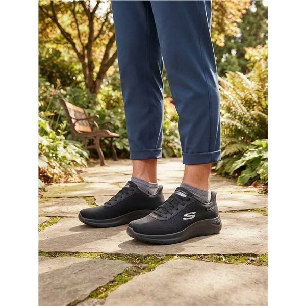Skechers Swift Fit Arch Comfort Black Shoes 12