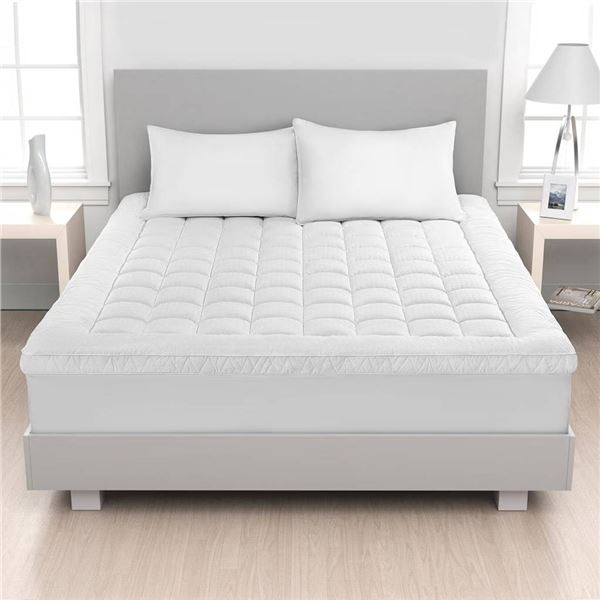 CuddlebEd King Mattress Pad 400TC Cotton
