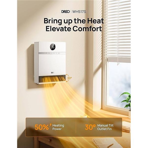 Dreo Space Heater DR-HSH017AS White New