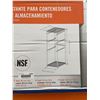 Image 3 : Trinity 5-Tier Storage Bin Rack, 23x30x73in