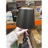 Image 4 : Pair Black USB Table Lamps With Square Bases