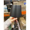Image 5 : Pair Black USB Table Lamps With Square Bases