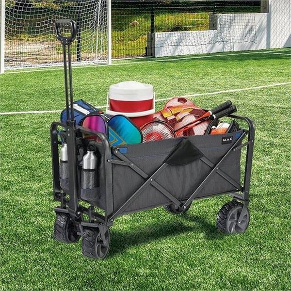 MAC Folding Wagon With Brakes, 159kg Capacity