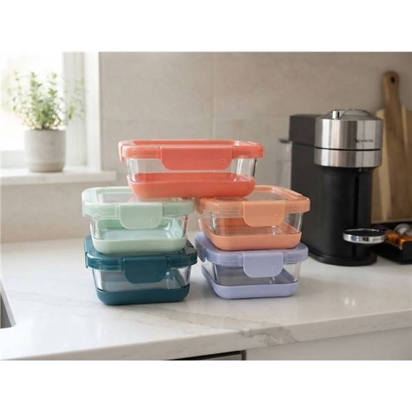 Ello Glass Food Storage Containers Set of 6