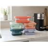 Image 1 : Ello Glass Food Storage Containers Set of 6