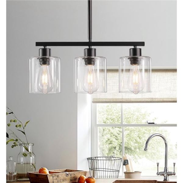 SILAMPD1 3-Light Pendant Light, E26 Base