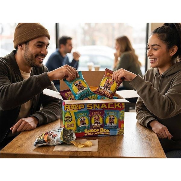 Rap Snacks Snoop Box Kettle Chips 30 Bags