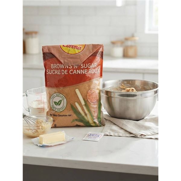 Brown Cane Sugar 15 lb Bag 100% Natural