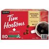Image 1 : Tim Hortons Original Blend K-Cup Pods, 80 ct