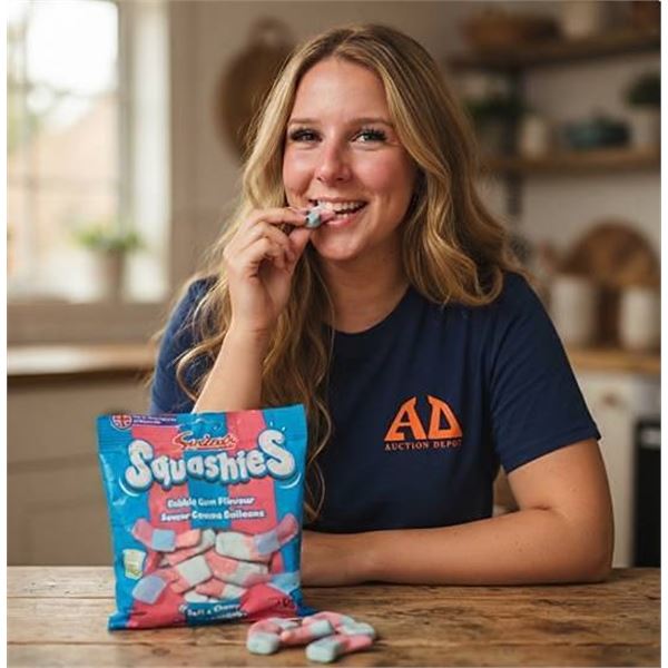Swizzels Squashies Bubble Gum Flavour Pack 10x160g