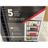 Image 3 : Ramtuff 5-Shelf Resin Shelving Unit 73"H