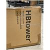 Image 4 : HBTower 5 Step Folding Ladder Black Steel