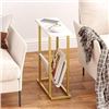 Image 1 : Yusong Narrow End Table With Magazine Holder