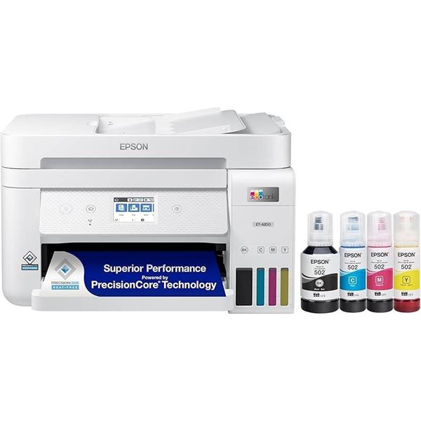 Epson EcoTank ET-4850 Wireless Printer White